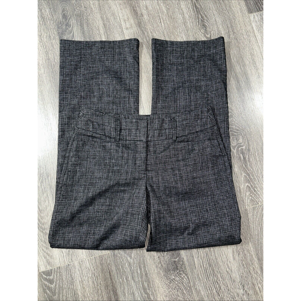 Apt. 9 Gray Charcoal Plaid Dress Pants